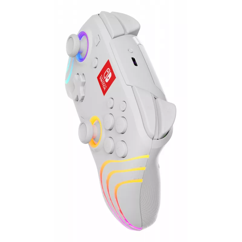 PDP Afterglow Wave Λευκό Gamepad Αναλογικό / Ψηφιακό Nintendo Switch, Nintendo Switch OLED