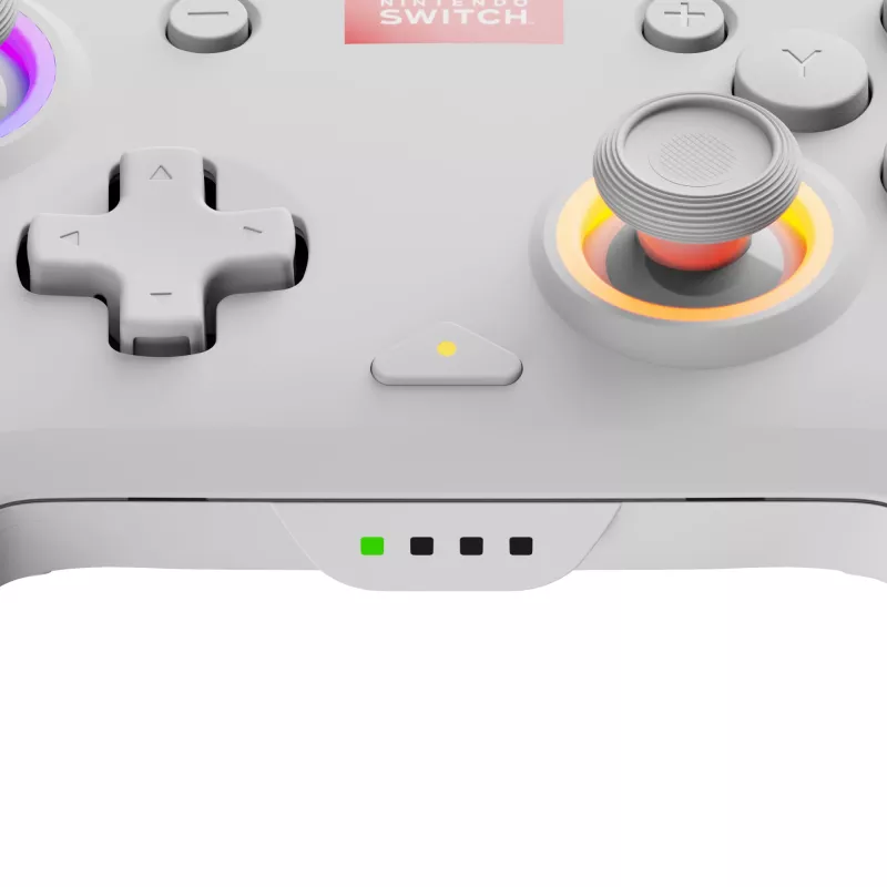 PDP Afterglow Wave Λευκό Gamepad Αναλογικό / Ψηφιακό Nintendo Switch, Nintendo Switch OLED