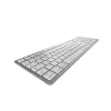 CHERRY KW 9100 λεπτό FOR MAC Πληκτρολόγιο Universal USB + Bluetooth QWERTY Nordic Ασημί