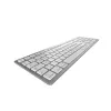 CHERRY KW 9100 λεπτό FOR MAC Πληκτρολόγιο Universal USB + Bluetooth QWERTY Αγγλικά Ασημί