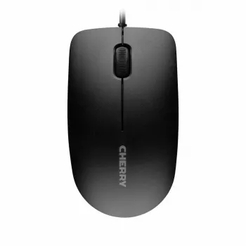 Ενσύρματο πληκτρολόγιο Cherry CHERRY DC 2000 Full-Size USB με διάταξη QWERTZ, 109 πλήκτρα, καλώδιο 1,8 m, μαύρο — με ποντίκι