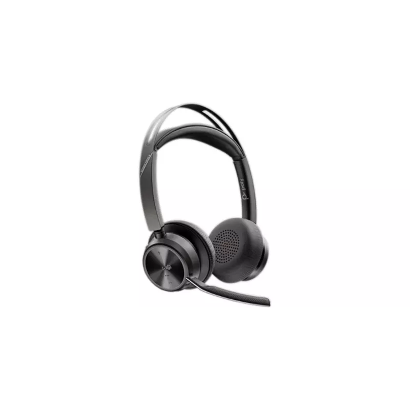 HP Poly Voyager Focus 2-M USB-C-C Headset USB-C/A Προσαρμογέας Σταθμός φόρτισης
