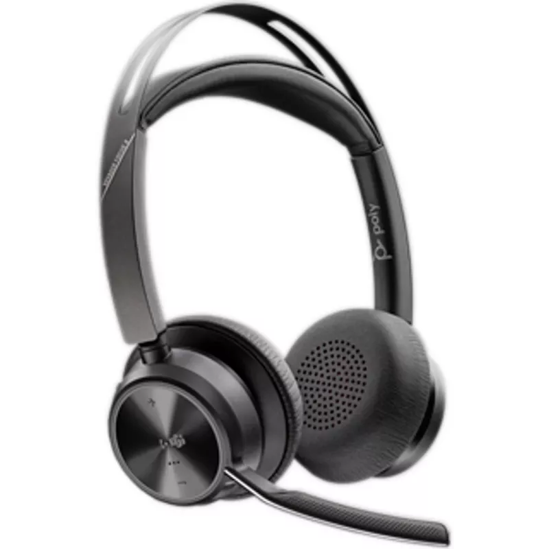 HP Poly Voyager Focus 2-M USB-C-C Headset USB-C/A Προσαρμογέας Σταθμός φόρτισης