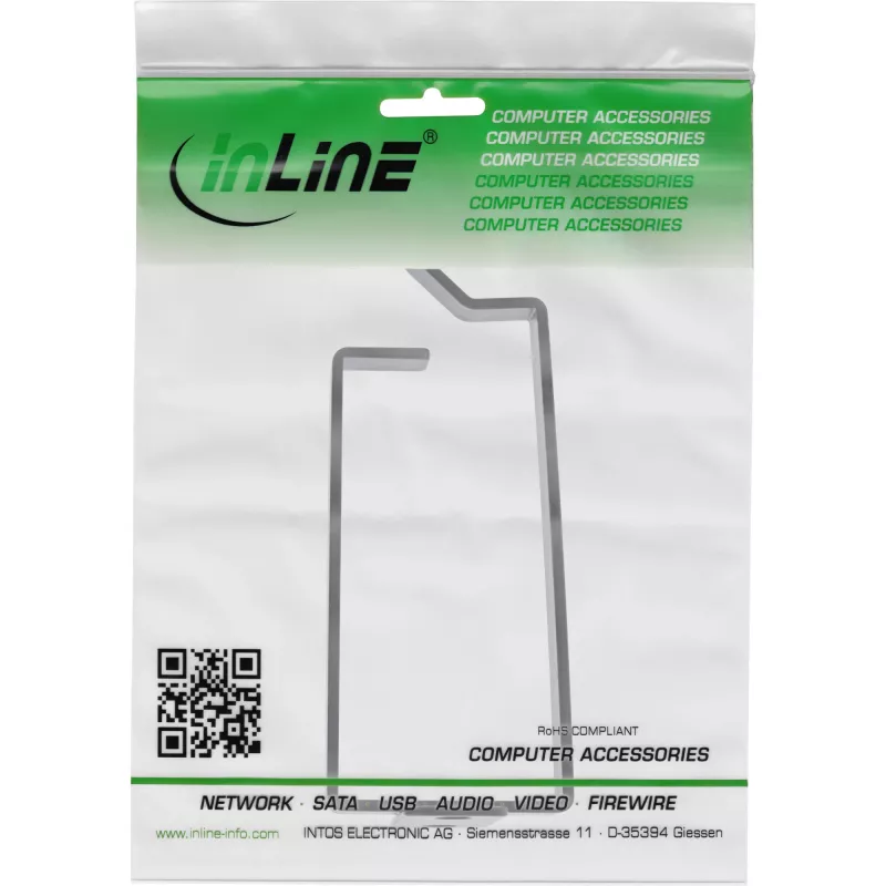 Συγκρατητής καλωδίων InLine 19110T Μέταλλο 44,4×102,8×80 mm μαύρο, καθολικός