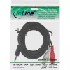 Καλώδιο ήχου 2x Cinch θηλυκό / 3,5 mm Stereo αρσενικό βύσμα 1 m InLine 89941B