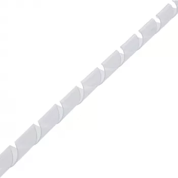 Σπιράλ σωλήνας InLine 10 m, διάμετρος 12 mm, λευκό, πάχος 1,2 cm