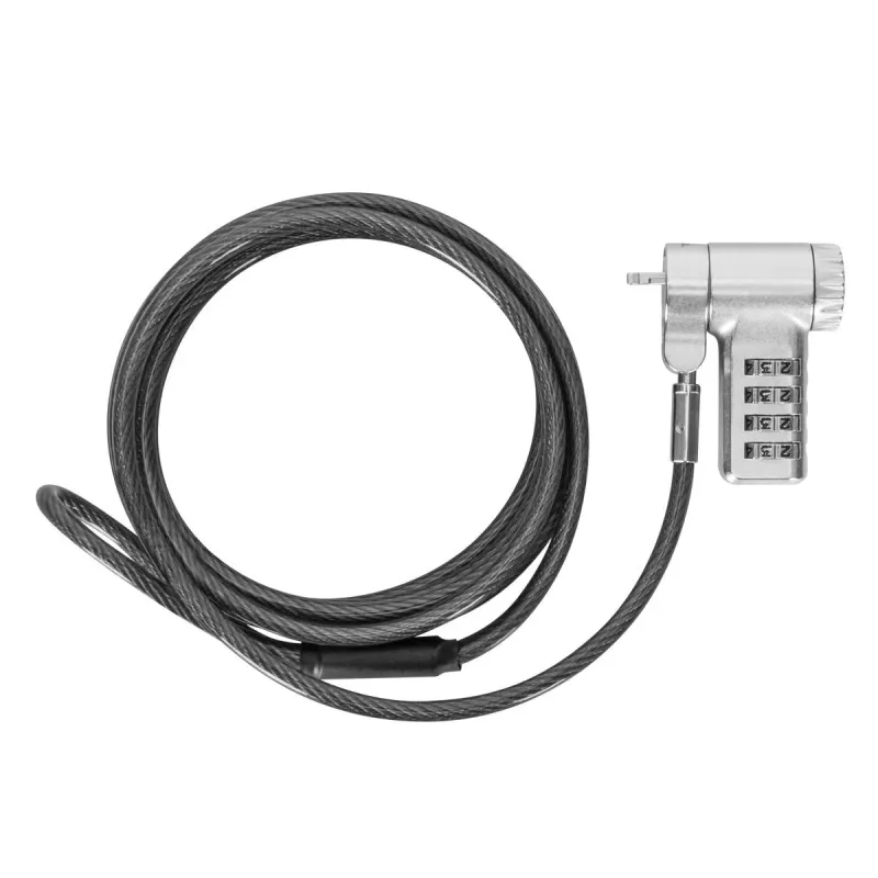 Targus ASP96RGLX Κλειδαριά καλωδίου Ασημί 2 m