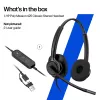 Ενσύρματο Στερεοφωνικό Headset HP Poly Mission 425 Classic USB, Over-Ear, 126 g