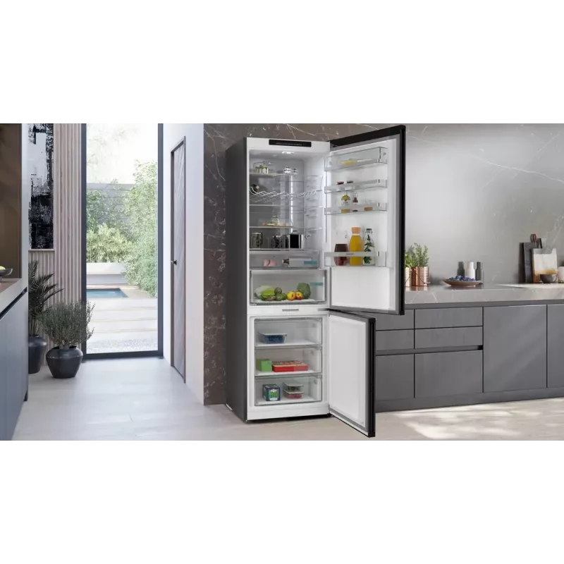 Siemens iQ500 KG49N4XAF ψυγείο-καταψύκτης ελεύθερης τοποθέτησης 440 L μαύρο