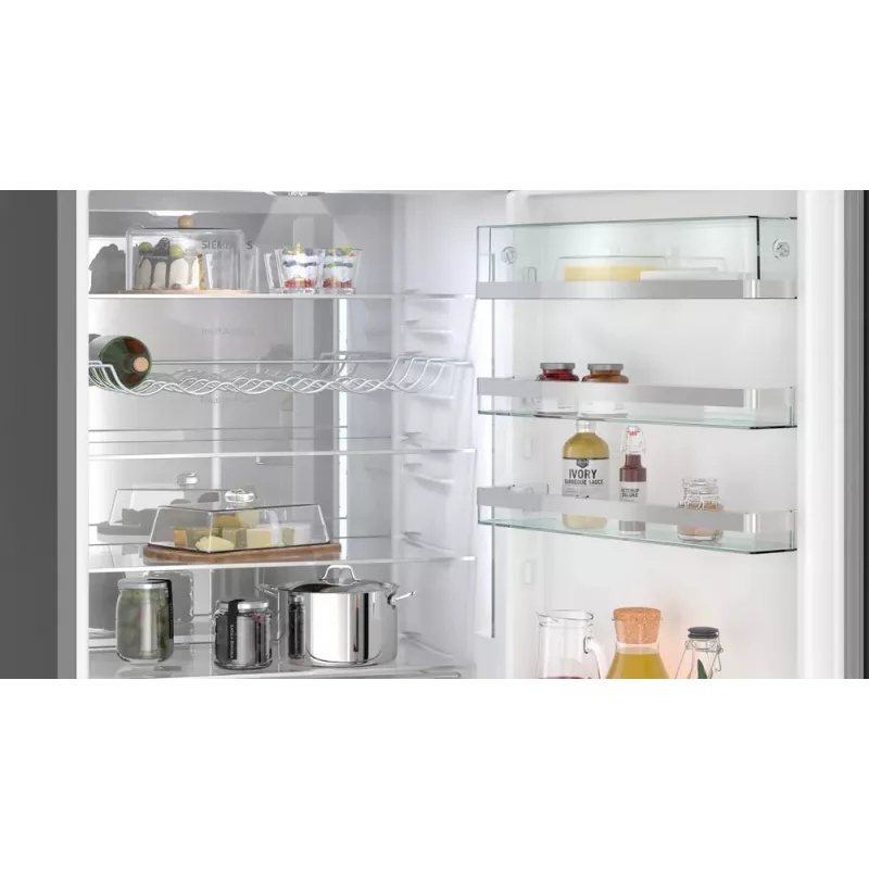 Siemens iQ500 KG49N4XAF ψυγείο-καταψύκτης ελεύθερης τοποθέτησης 440 L μαύρο