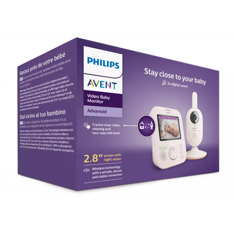 Philips AVENT Βίντεο Babyphone SCD881/26 Advanced