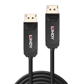 Lindy 30m Fibre Optic Hybrid DP 2.0 UHBR10 Καλώδιο, 30 m, DisplayPort, DisplayPort, αρσενικό, αρσενικό, 7680 x 4320 Pixel
