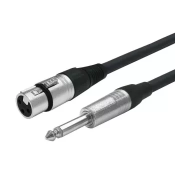 Vivolink PROAUDXLRFJACK6 Καλώδιο ήχου 6 m XLR 6,35 mm Μαύρο