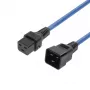 Καλώδιο τροφοδοσίας MicroConnect MC-C19C20LOCK-1.5M-B — C19 σε C20 με ασφάλιση, 1,5 m