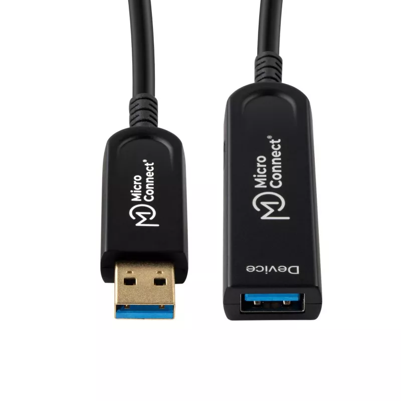 Καλώδιο USB Microconnect MC-USB3.0AAF20AOP USB 3.2 Gen 2 (3.1 Gen 2) 20 m USB A μαύρο