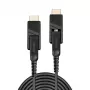 Καλώδιο Lindy 40m οπτικών ινών υβριδικό micro-HDMI 18G με αφαιρούμενους συνδέσμους HDMI και DVI