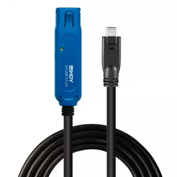 Καλώδιο Lindy 5m USB 3.2 Gen 1 C/A Active Extension Pro, 5 m, USB C, USB A, USB 3.2 Gen 1 (3.1 Gen 1), μαύρο