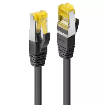 Lindy 47693 Καλώδιο δικτύου Cat.7 S/FTP LSZH, 3 m, μαύρο, συσκευασία 10 τεμ.