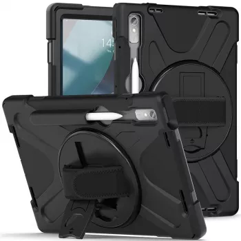 Θήκη tablet eSTUFF για Lenovo Tab P11 Pro, πολυανθρακικό, για οθόνη 29,2 cm (11,5 ίντσες), 2 λειτουργίες βάσης, μαύρο