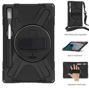 Θήκη tablet eSTUFF για Lenovo Tab P11 Pro, πολυανθρακικό, για οθόνη 29,2 cm (11,5 ίντσες), 2 λειτουργίες βάσης, μαύρο