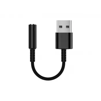 Equip 147945 Καλώδιο ήχου 0,15 m 3,5 mm USB Type-A Μαύρο