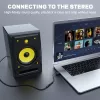 Equip 147945 Καλώδιο ήχου 0,15 m 3,5 mm USB Type-A Μαύρο