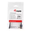 Equip 147945 Καλώδιο ήχου 0,15 m 3,5 mm USB Type-A Μαύρο