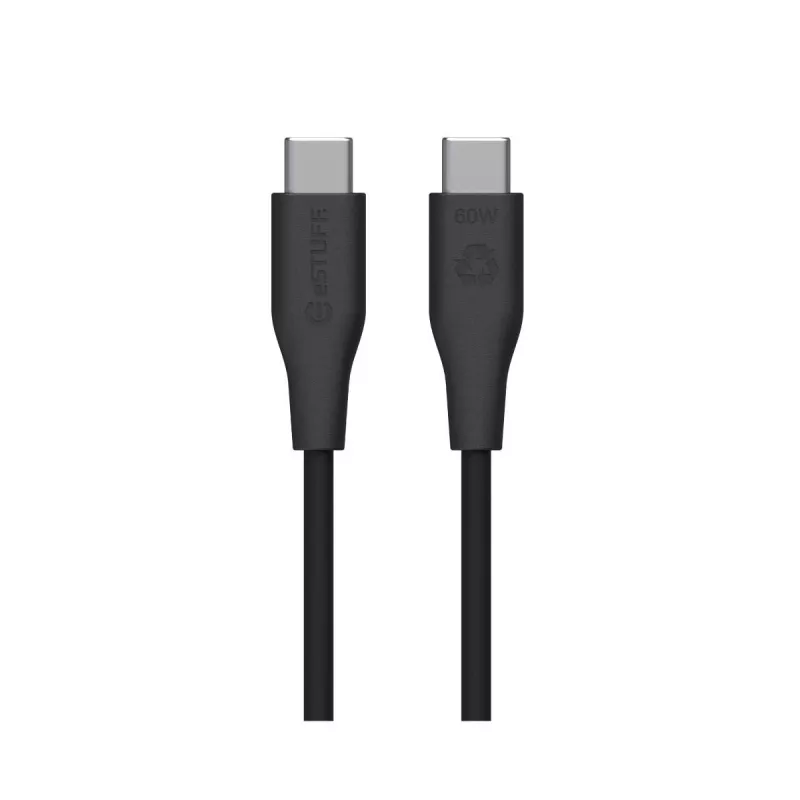 eSTUFF ES604280-BULK Καλώδιο USB USB 2.0 2 m USB-C Μαύρο