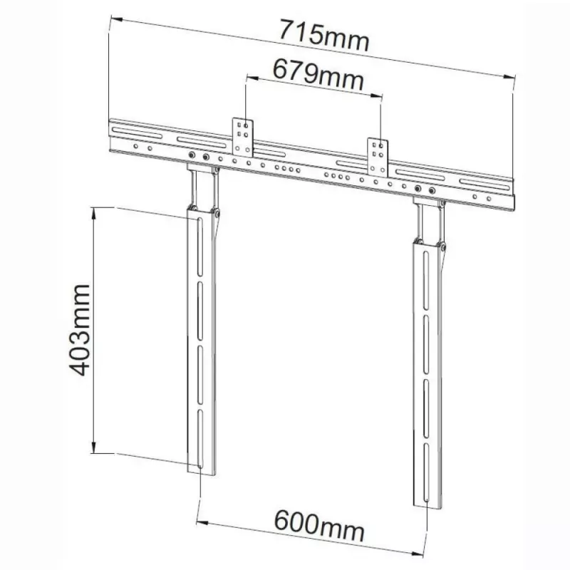 Techly Βάση ηχόμπαρας 10kg για TV ή Βάση TV Μαύρο ICA-PLB 102S