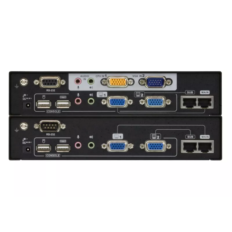 ATEN CE775 AV-Extender AV-πομπός & -δέκτης μαύρο