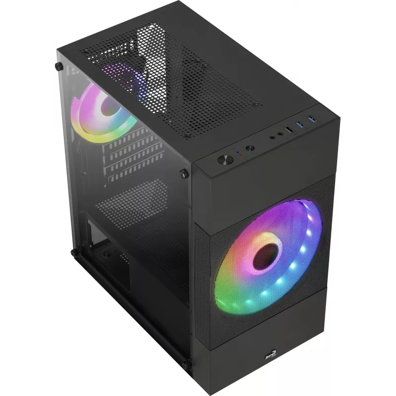 Κουτί PC Aerocool Atomic Lite Mini Tower μαύρο
