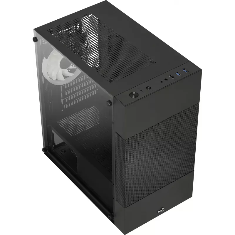 Κουτί PC Aerocool Atomic Lite Mini Tower μαύρο
