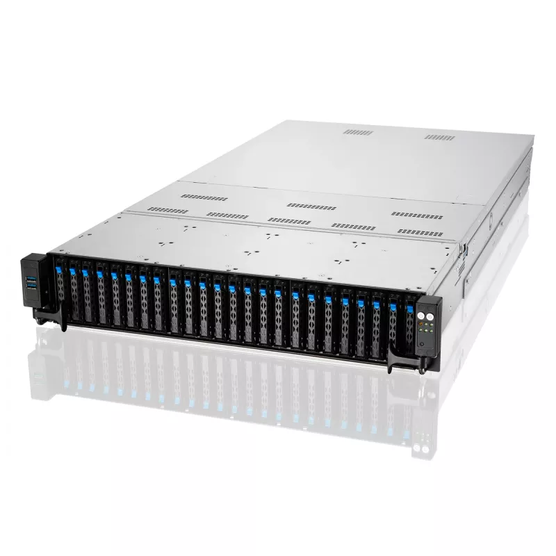 ASUS RS720-E11-RS24U Intel C741 Rack (2U) μαύρο, ασημί