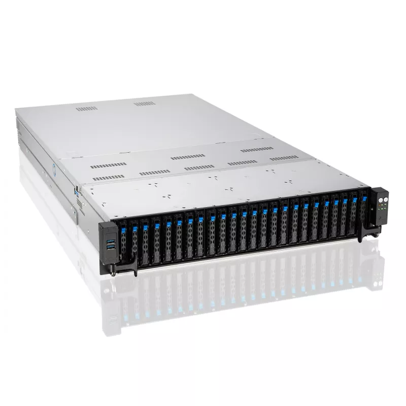 ASUS RS720-E11-RS24U Intel C741 Rack (2U) μαύρο, ασημί