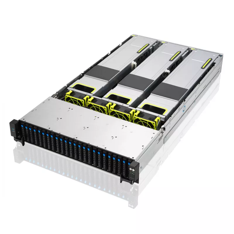 ASUS RS720-E11-RS24U Intel C741 Rack (2U) μαύρο, ασημί