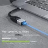 Techly ICOC USBC-RJ45 Καλώδιο δικτύου μαύρο 0,144 m