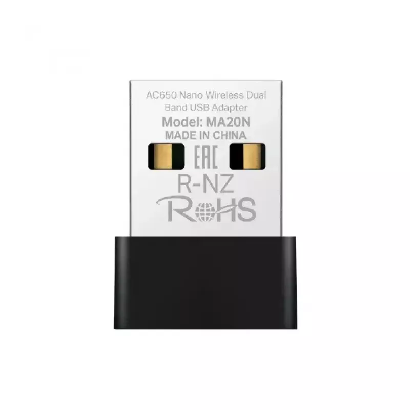 Ασύρματος αντάπτορας Mercusys MA20N USB Type-A αρσενικό μαύρο