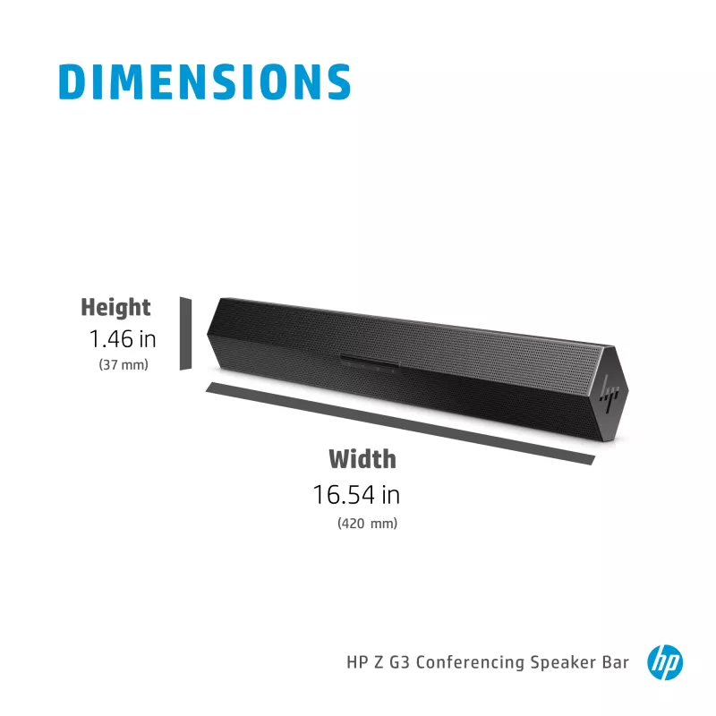 Z G3 Σύστημα συνεδριάσεων soundbar, μαύρο