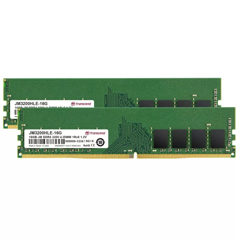 Transcend JetRam DDR4 32GB 3200MHz μνήμη RAM
