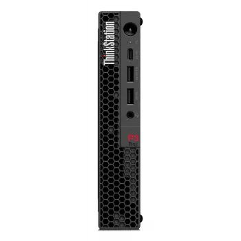 Lenovo ThinkStation P3 Tiny Intel® Core™ i7 i7-14700 32 GB DDR5-SDRAM 1 TB SSD NVIDIA RTX A1000 Windows 11 Pro Mini-PC Workstation μαύρο