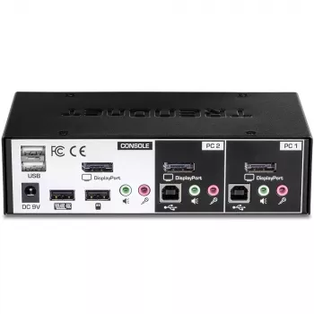 KVM-Switch Trendnet TK-241DP μαύρο