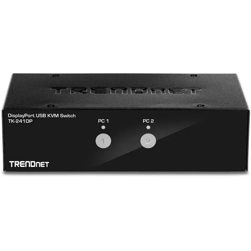 KVM-Switch Trendnet TK-241DP μαύρο