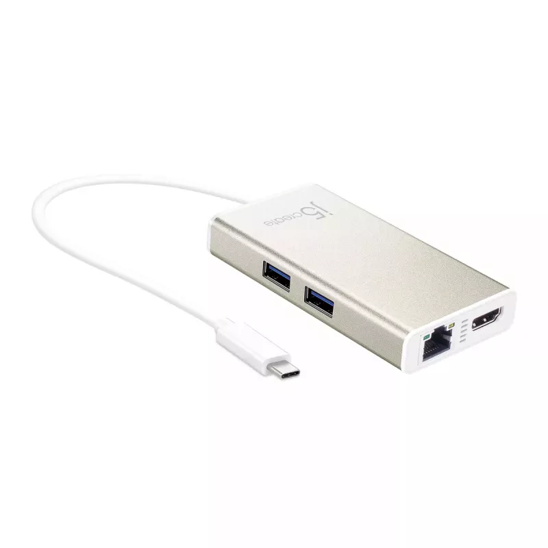 USB Type-C πολυ-αντάπτορας j5create JCA374-N ενσύρματος 60W 4K
