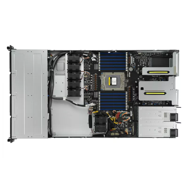 ASUS RS500A-E12-RS4U Socket SP5 Rack (1U) μαύρο, ασημί