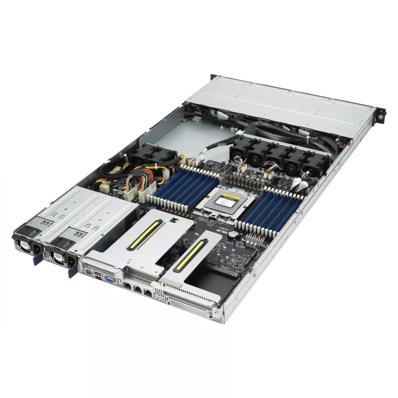 ASUS RS500A-E12-RS4U Socket SP5 Rack (1U) μαύρο, ασημί