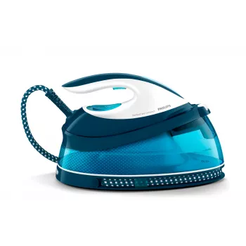 Philips GC7840/20 Σταθμός σιδερώματος με ατμό 2400 W 1,5 L SteamGlide πλάκα σιδερώματος μπλε, λευκό
