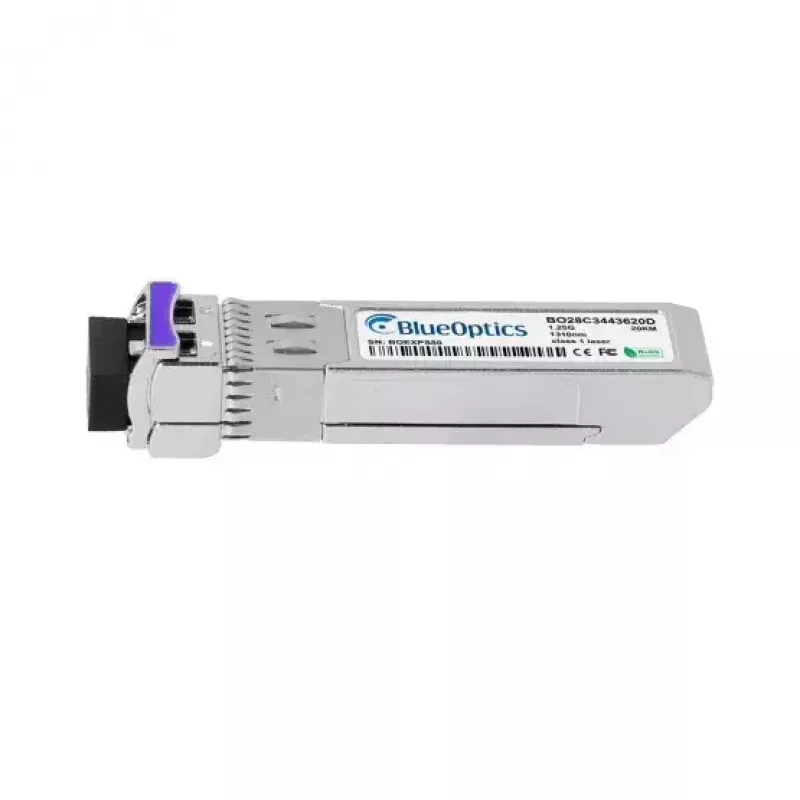 Αρθρωτό πομποδέκτη δικτύου BlueOptics 37973177-BO cSFP οπτική ίνα 1250 Mbit/s ασημί