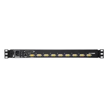 ATEN 8-Port 43,2 cm (17 ίντσες) LCD KVM-Switch over IP (USB - PS/2 VGA) με θύρα περιφερειακών USB