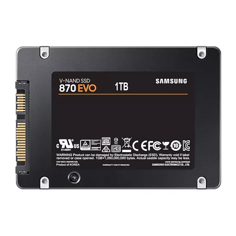 Samsung 870 EVO 1 TB 2,5 ιντσών Serial ATA III V-NAND TLC