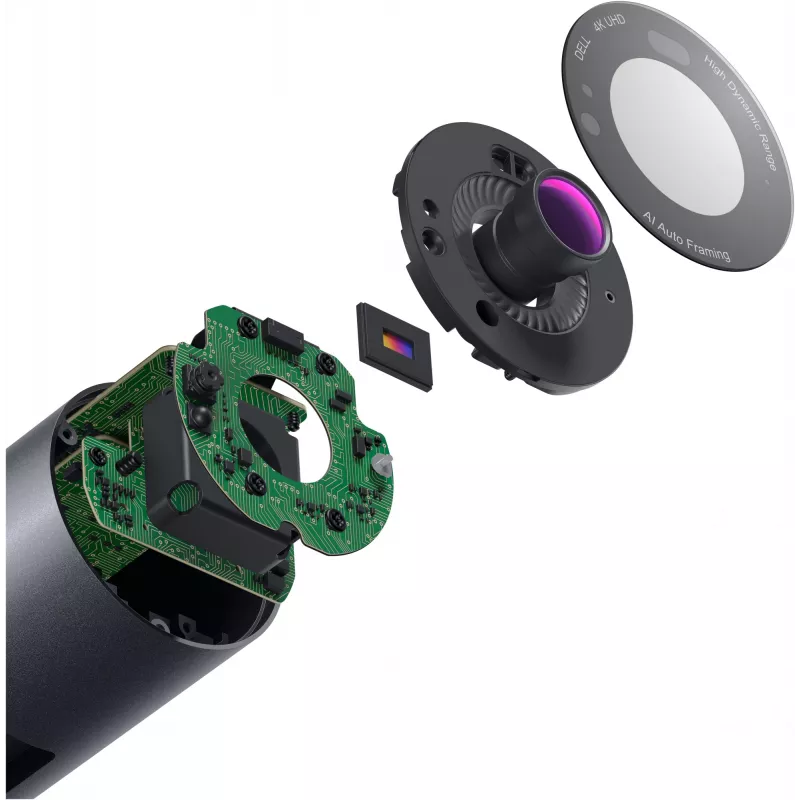 DELL WB7022 Webcam 8,3 MP 3840 x 2160 Pixel USB μαύρη